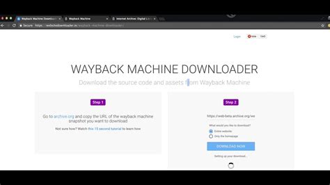 archivebate downloader|[Solved] Downloading from archive.org (Wayback Machine)